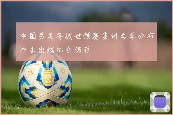中国男足备战世预赛集训名单公布冲击出线机会仍存