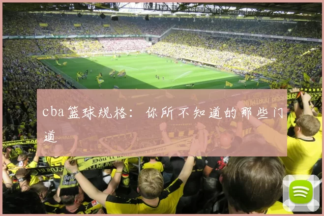 cba篮球规格：你所不知道的那些门道
