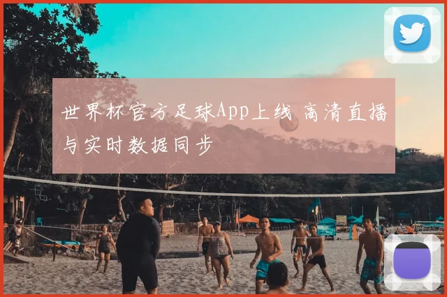 世界杯官方足球App上线 高清直播与实时数据同步