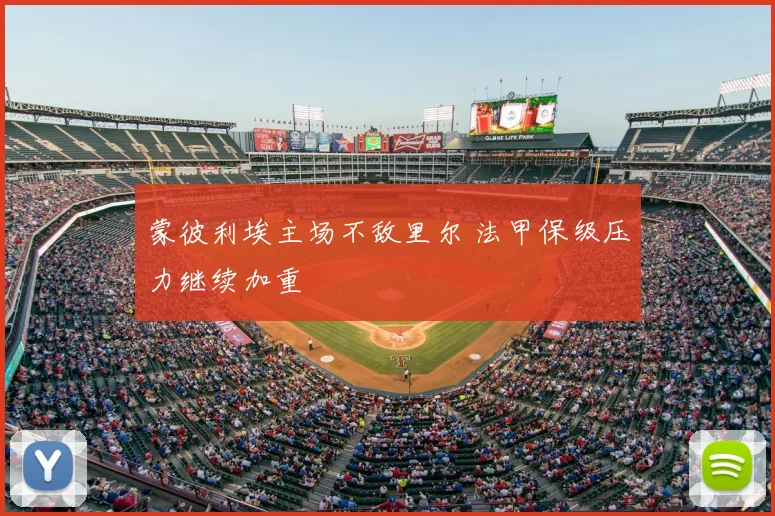 蒙彼利埃主场不敌里尔 法甲保级压力继续加重